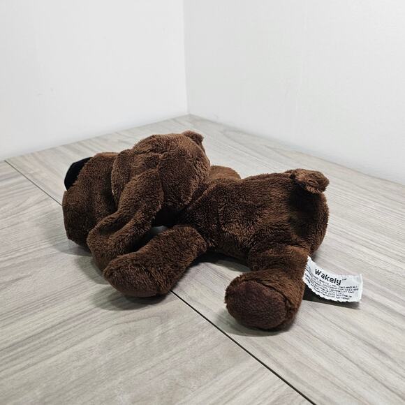 Russ Wakely Brown Puppy Dog Plush Big Eyes Big Head Laying Down lil peepers - Picture 5 of 7